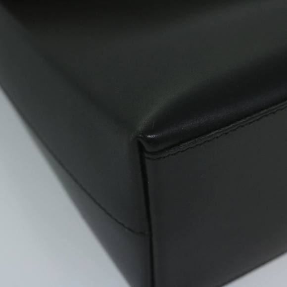 GUCCI Bamboo Hand Bag Leather Black 001 3444 1887 Auth 61693 - Picture 16 of 16